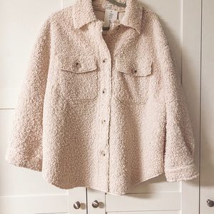 Sherpa Shacket - Brand New With Tags!